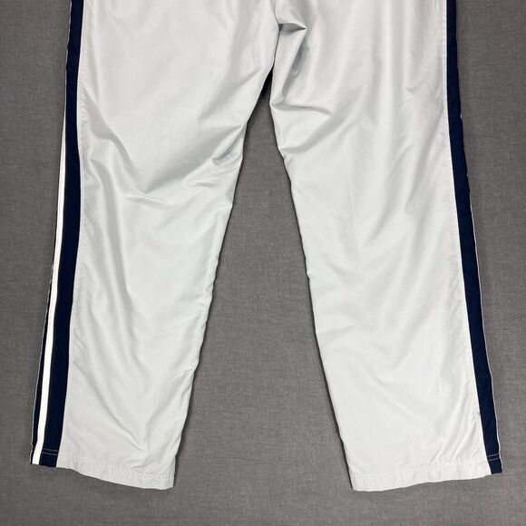 Adidas Track Pants Mens Sz XL Gray Baggy Wide Leg Streetwear Vintage Sweatpants - Picture 8 of 15